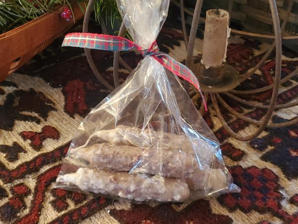 Handmade Set of 4 Primitive Dripping Taper Candles by Kulina Folk Art