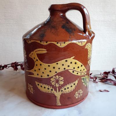 Jug with Leaping Hare Design