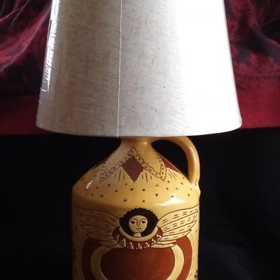 Lamp with Angel with Wings Design