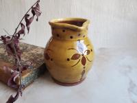 Redware Pitcher with Sgraffito Decoration