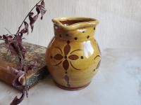Redware Pitcher with Sgraffito Decoration