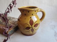 Redware Pitcher with Sgraffito Decoration