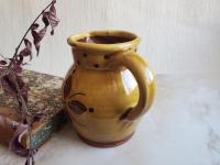 Redware Pitcher with Sgraffito Decoration