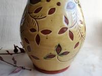 Redware Pitcher, Ivy Leaf Sgraffito Motif