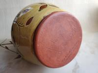 Redware Pitcher, Ivy Leaf Sgraffito Motif