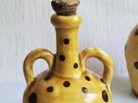 Redware Bottle with Handles and Lead-Free Glaze