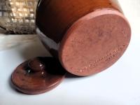 Redware 8 in Jar with Spangles by Pied Potter Hamelin