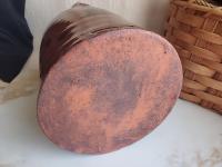 Redware Jug with Spangle and Black Dapples, Wheel Thrown Pottery