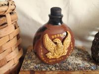 Redware Flask with Eagle