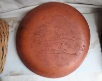 One-of-a-Kind Slip-Decorated Motif Redware Charger