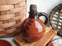 Redware George Washington Mini Cider Jug