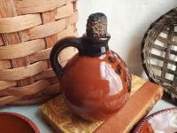 Redware George Washington Mini Cider Jug