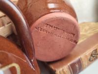 Redware Soap/Lotion Dispenser Bottle