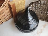 Redware Jar with Black Glaze