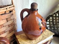 Redware Eagle Jug