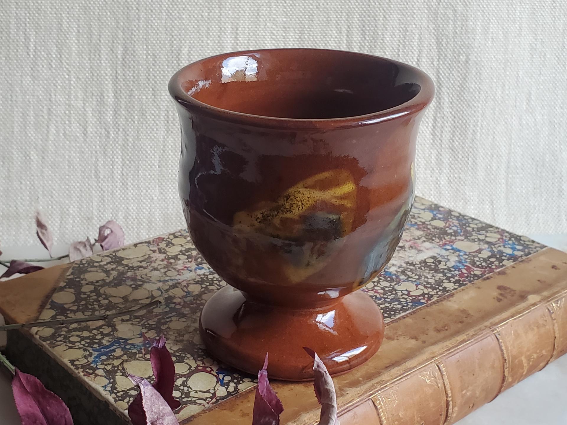 Redware Salt Cellar