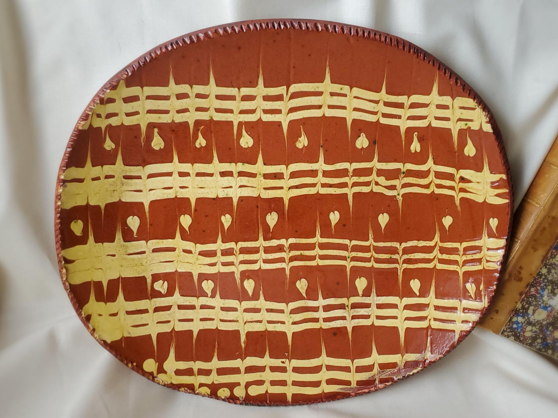 Pied Potter Hamelin & Kulina Folk Art American redware
