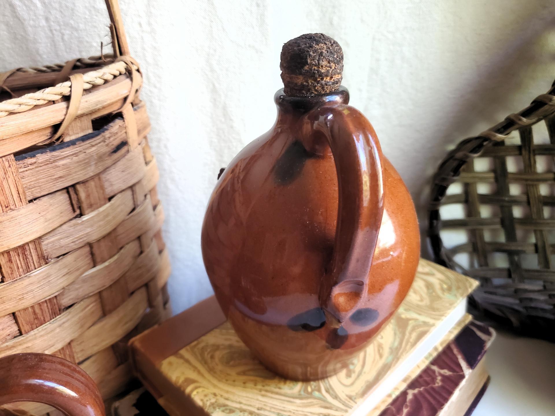 Redware Eagle Jug