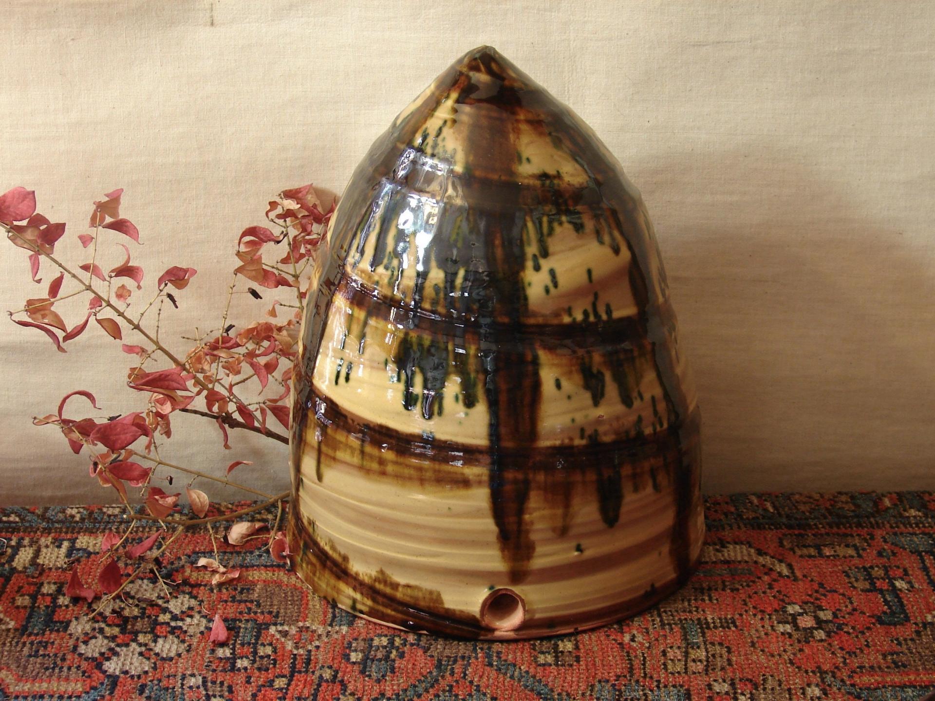 Large Redware Bee Skep
