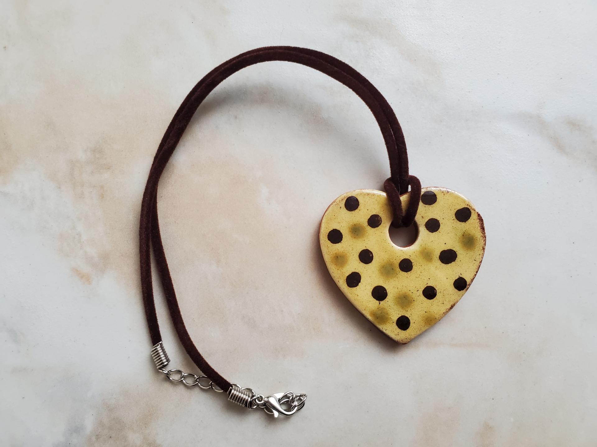 Redware Mini Heart Necklace