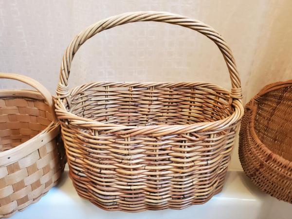Rustic Farmhouse Vintage Basket, Huge, Perfect for Pillows, Blankets, and More!